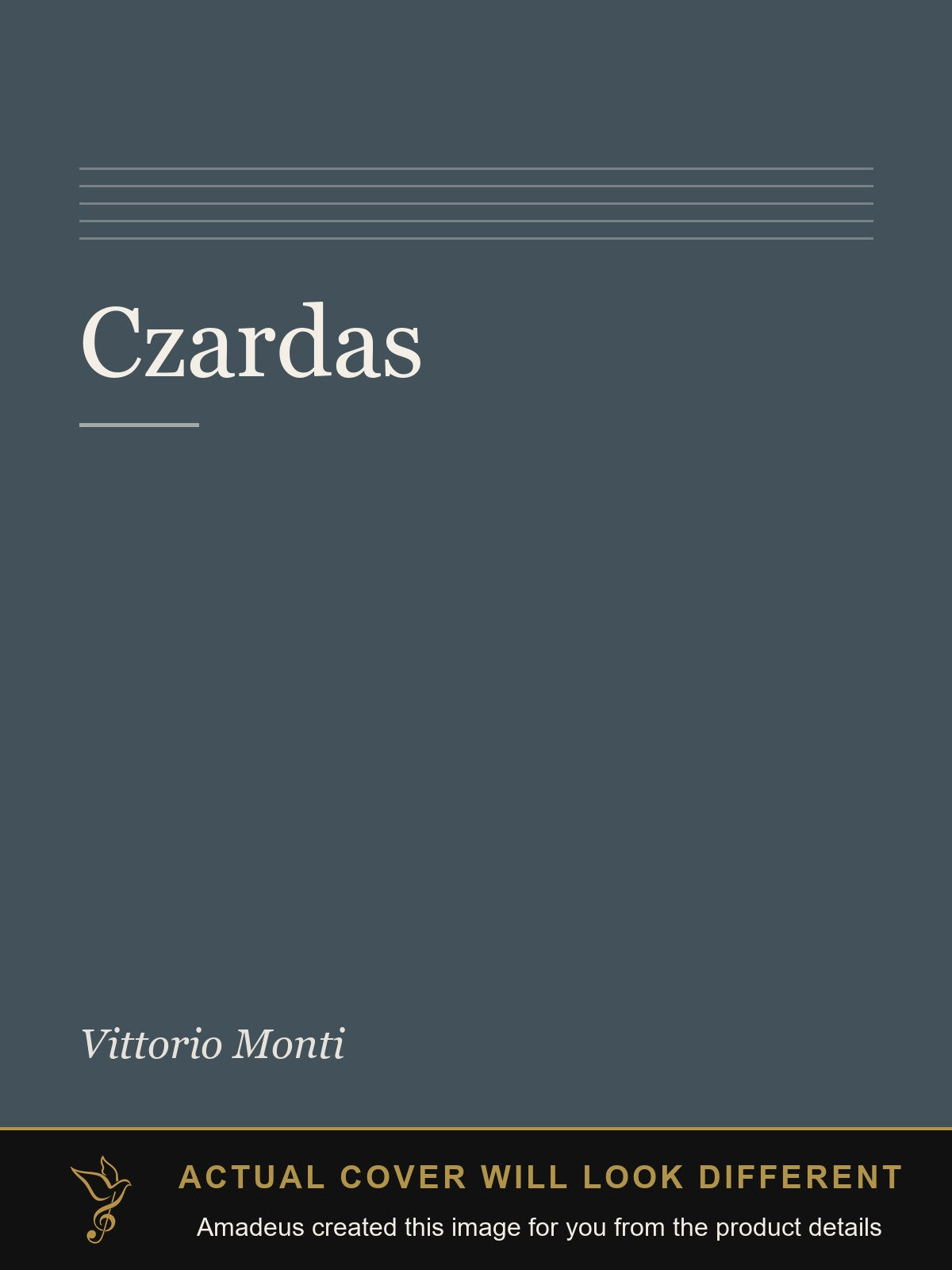 Czardas - Amadeus created this image from the product details; the actual cover will look different