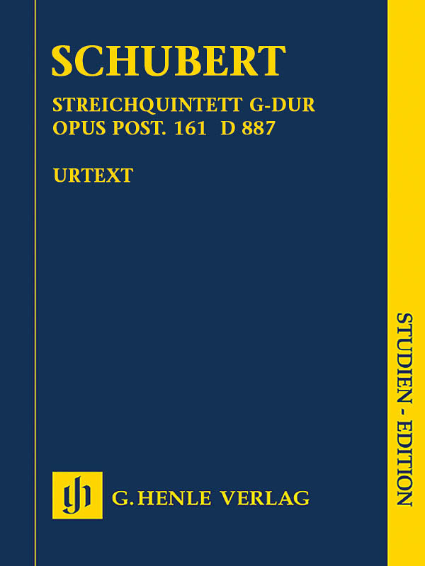 Product Cover for String Quartet in G Major, Op. post. 161 D 887 (Streichquartett G-Dur)