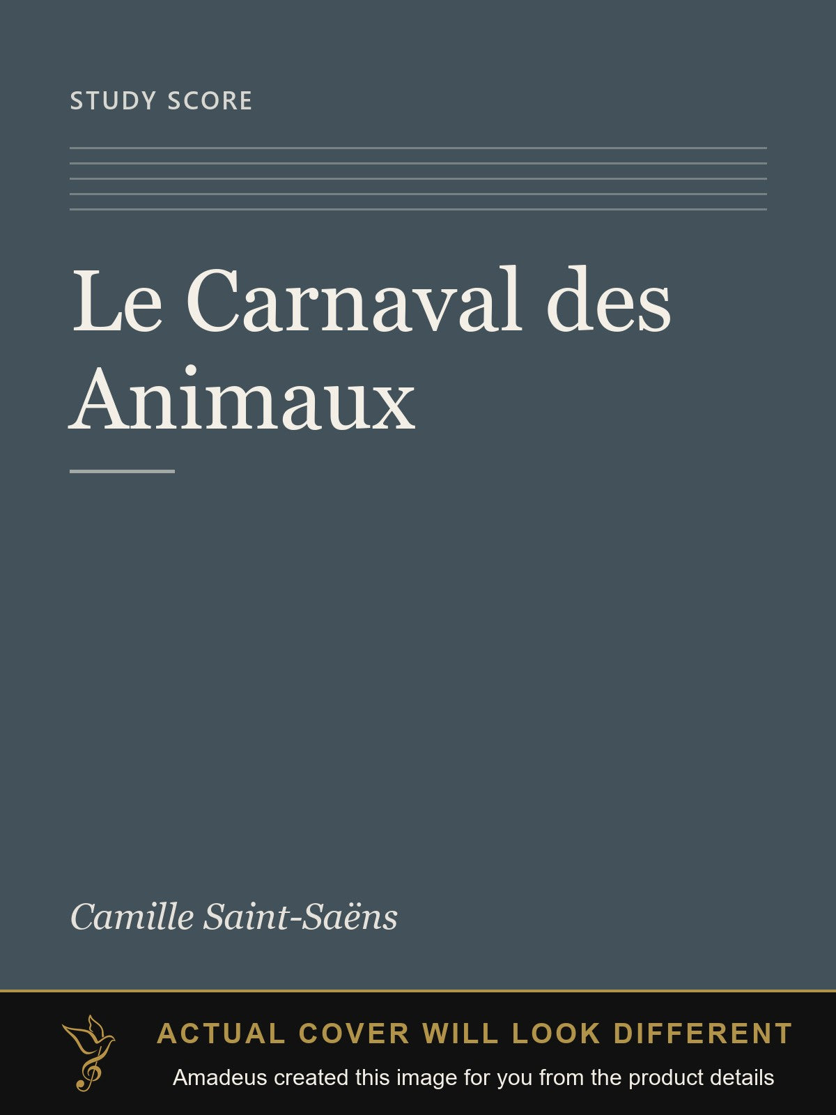 Le Carnaval des Animaux - Amadeus created this image from the product details; the actual cover will look different