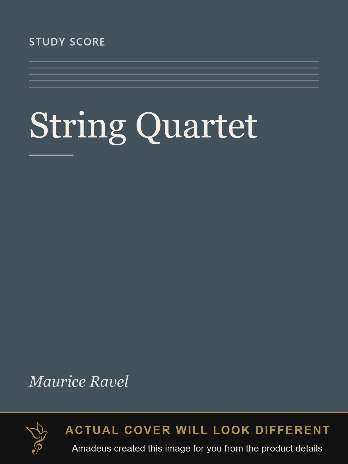 String Quartet - Amadeus created this image from the product details; the actual cover will look different