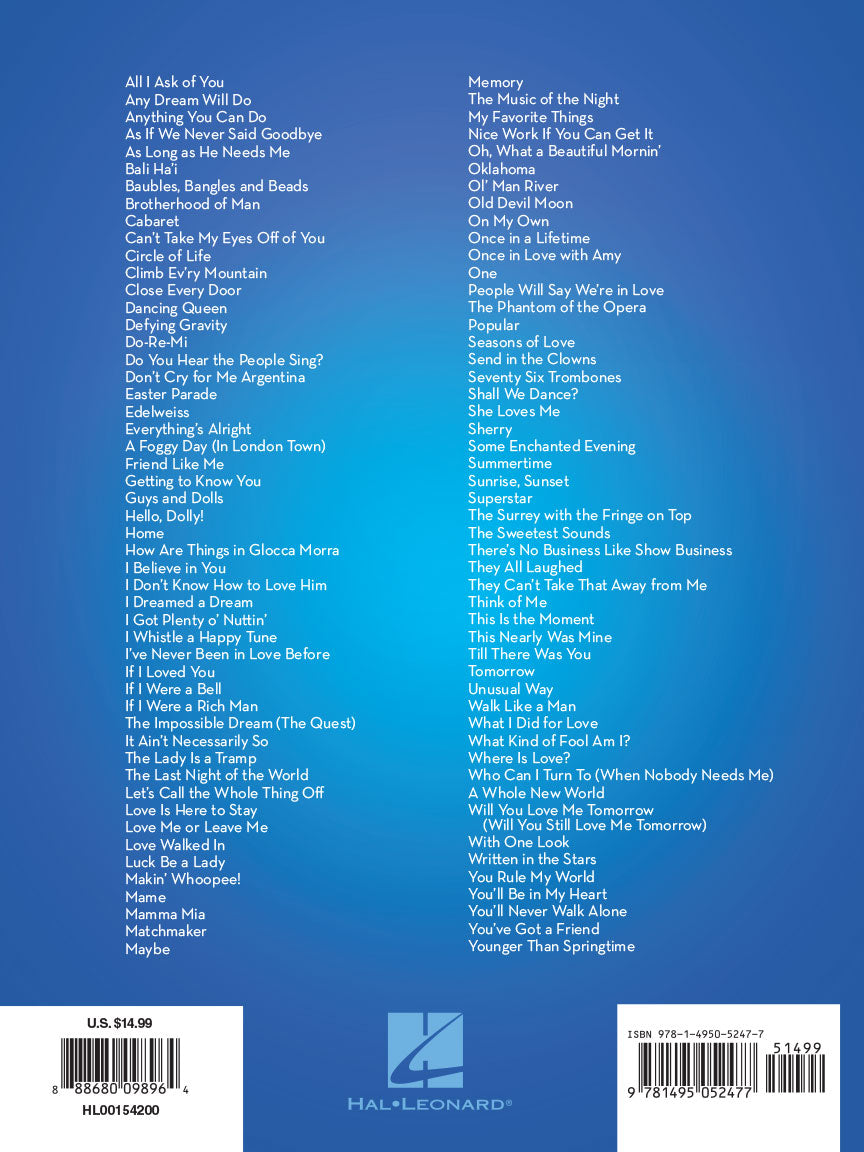 101 Broadway Songs for Clarinet - sample page 4