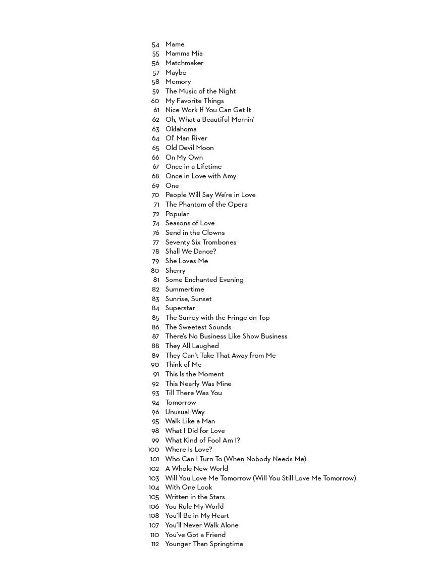 101 Broadway Songs for Trombone - sample page 3