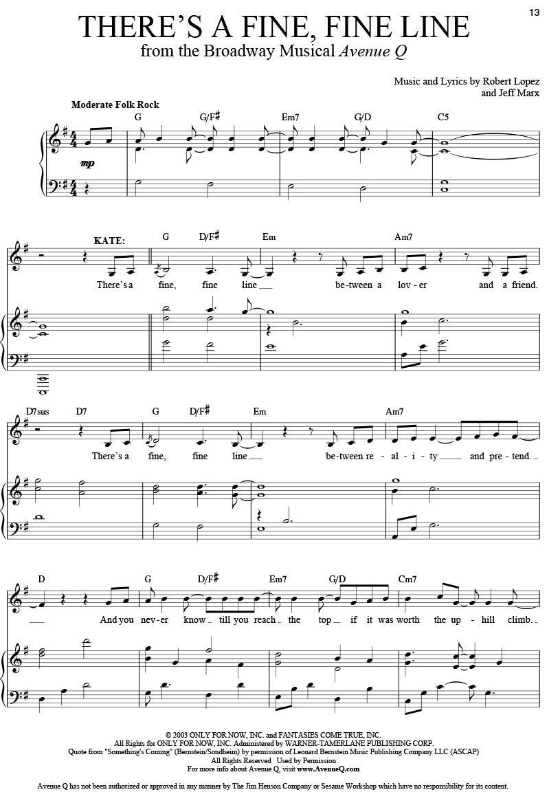 Contemporary Theatre Songs – Belter/Mezzo-Soprano - sample page 5