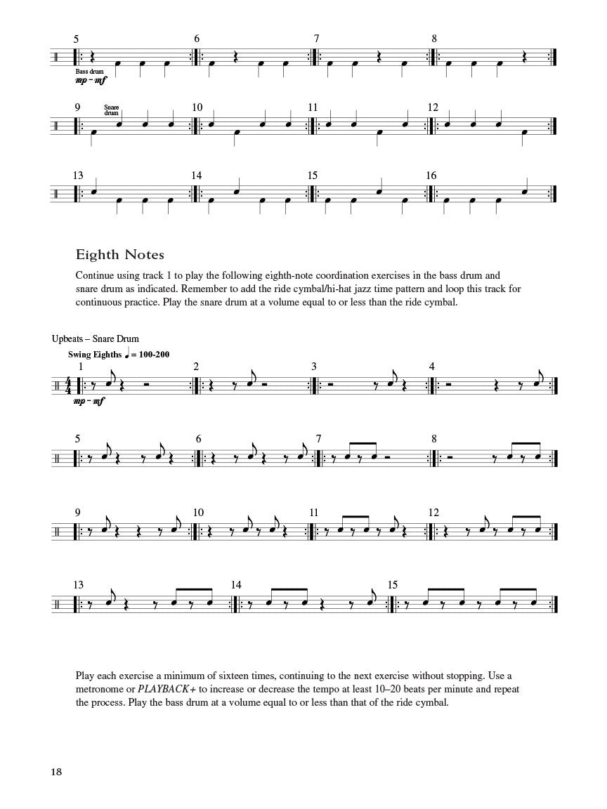 Jazz Standards for Drumset - sample page 5
