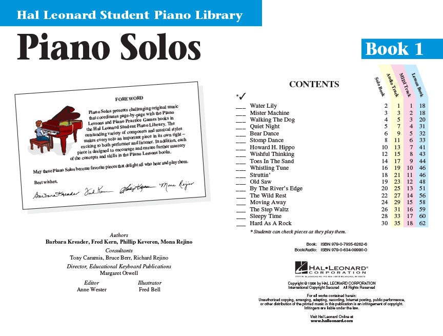 Piano Solos Book 1 - sample page 2