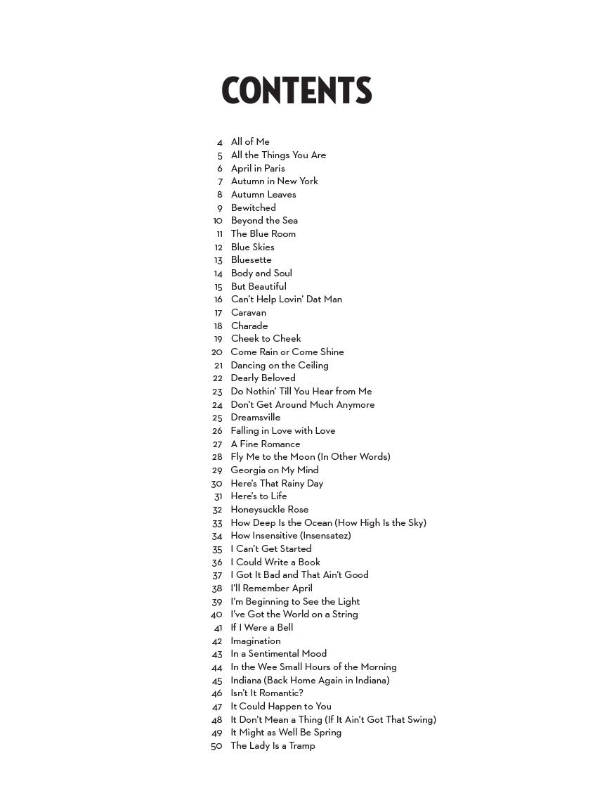 101 Jazz Songs for Viola - sample page 2