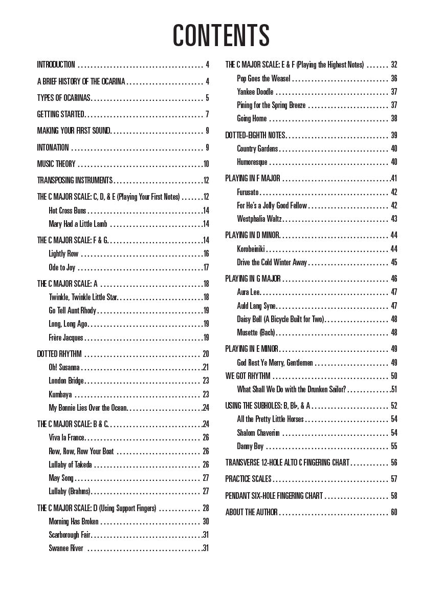 Hal Leonard Ocarina Method - sample page 2
