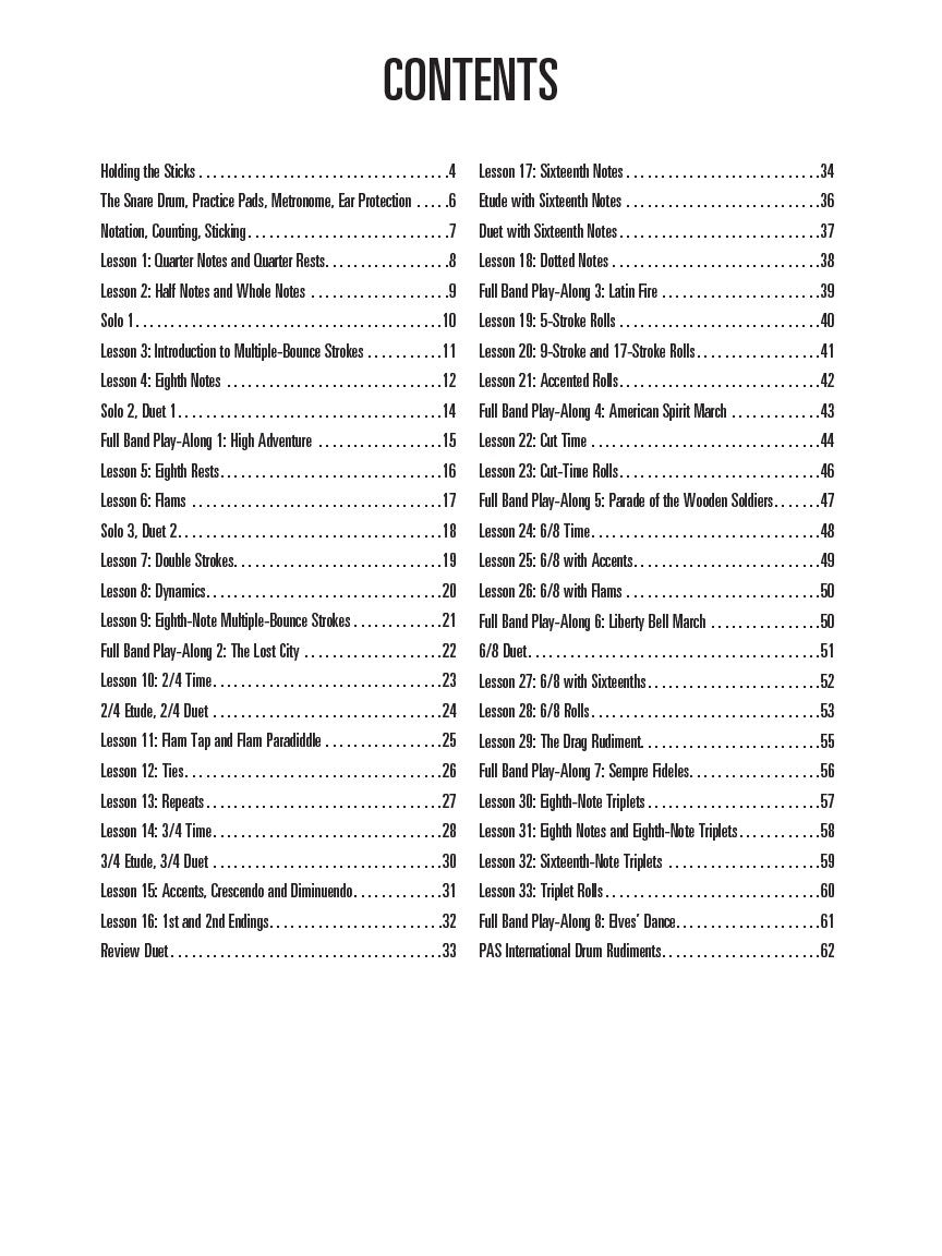 Hal Leonard Snare Drum Method - sample page 2