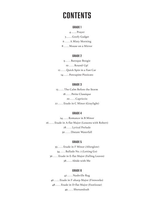 Phillip Keveren for Graded Piano: Grades 1-6 - sample page 2