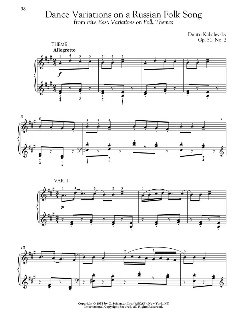 Dmitri Kabalevsky – Selected Piano Pieces - sample page 8