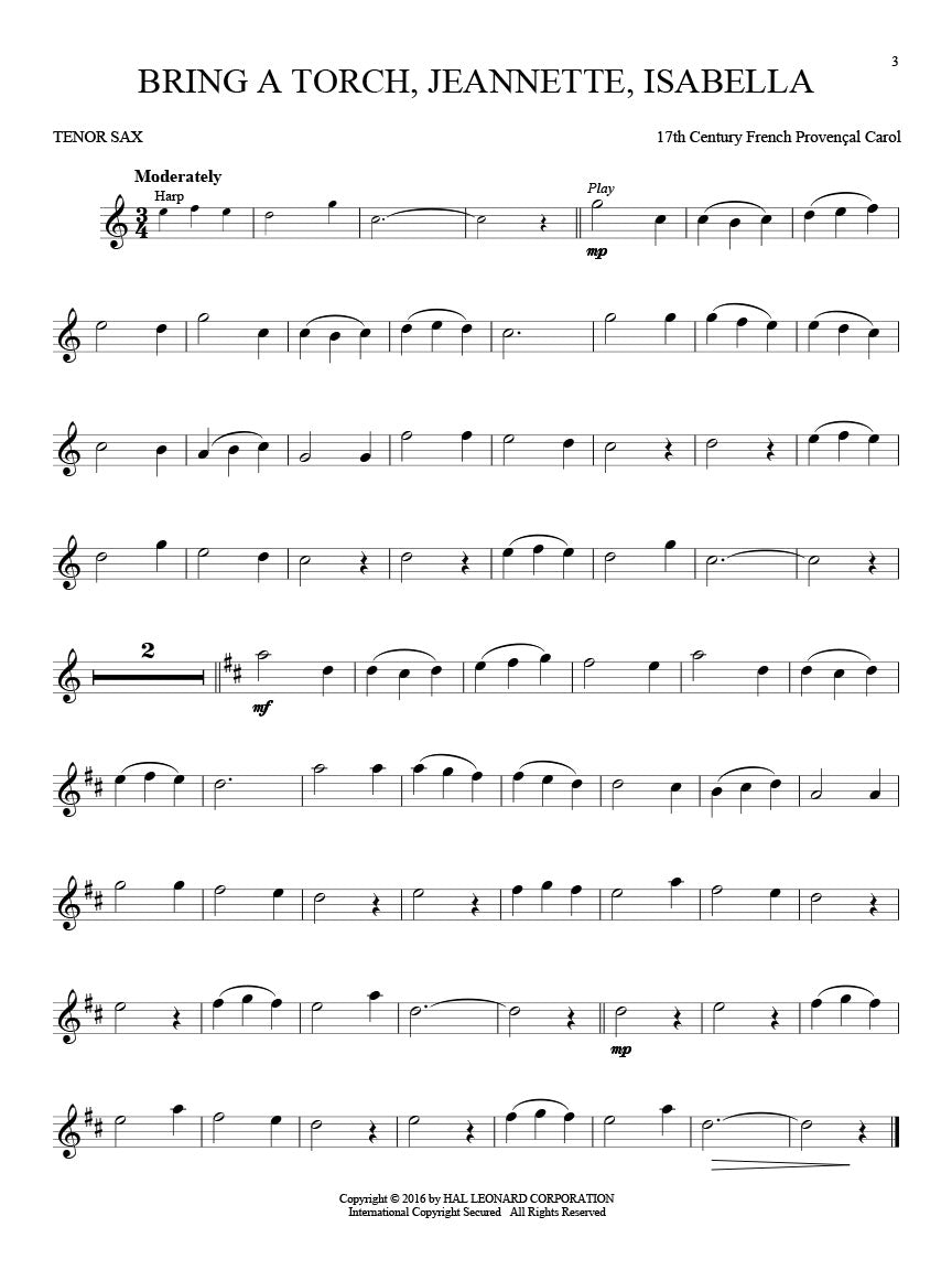 Christmas Classics for Tenor Sax - sample page 4