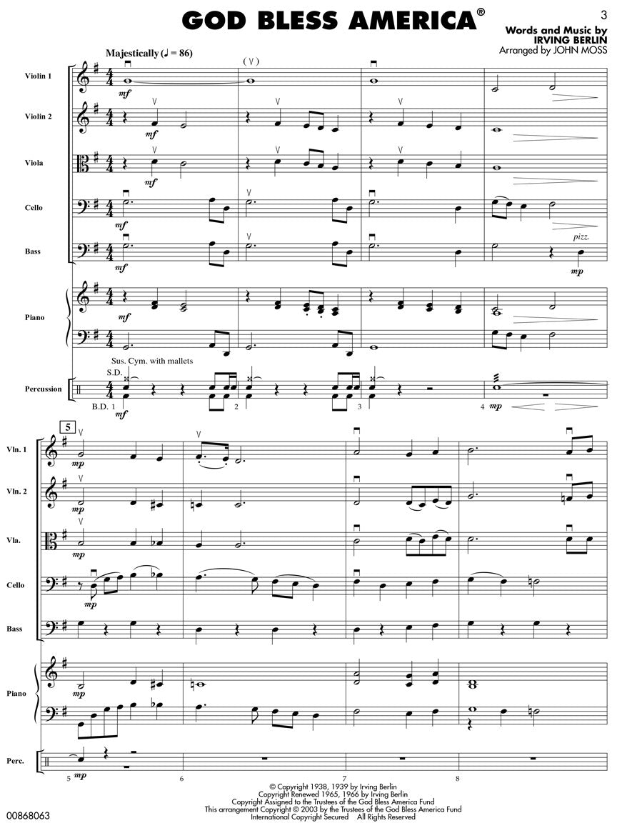 Patriotic Favorites for Strings - sample page 4