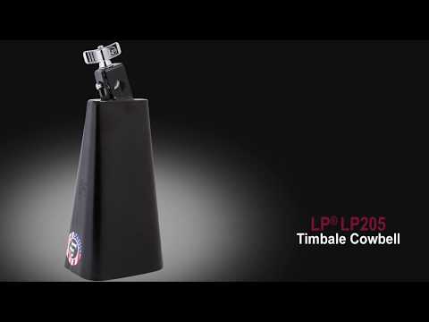 LP Black Timbale Cowbell 8in 1/2in Mount - LP Promo Video