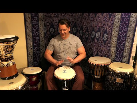 Hand-Carved African Djembe - Adam Riviere - Doumbek Demo