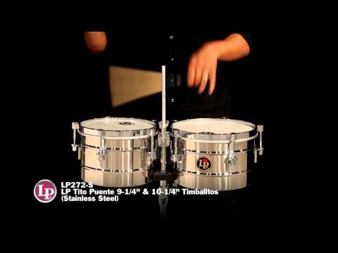 LP LP272-S 9 1/4“ and 10 1/4” Tito Puente Timbalitos - Bronze - LP Promo Video