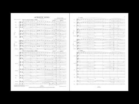 Acrostic Song (from <i>Final Alice)</i> - ScorePlay