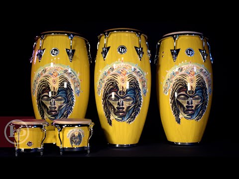 LP LP201AX-SAS Santana Africa Speaks 7-1/4-inch and 8-5/8-inch Bongo Set - LP Promo Video