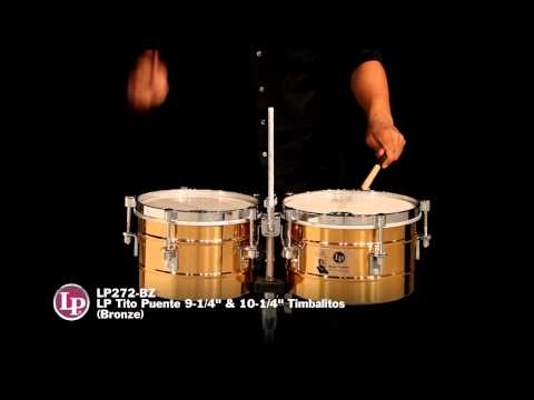 LP LP272-BZ 9-1/4“ and 10-1/4” Tito Puente Timbalitos - Bronze - LP Promo Video