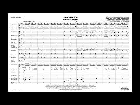 Say Amen (Saturday Night) - ScorePlay