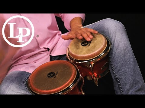 LP LP794V-ARG Galaxy Series Fiberglass Fausto Cuevas III Signature Bongos Arena Red - LP Promo Video