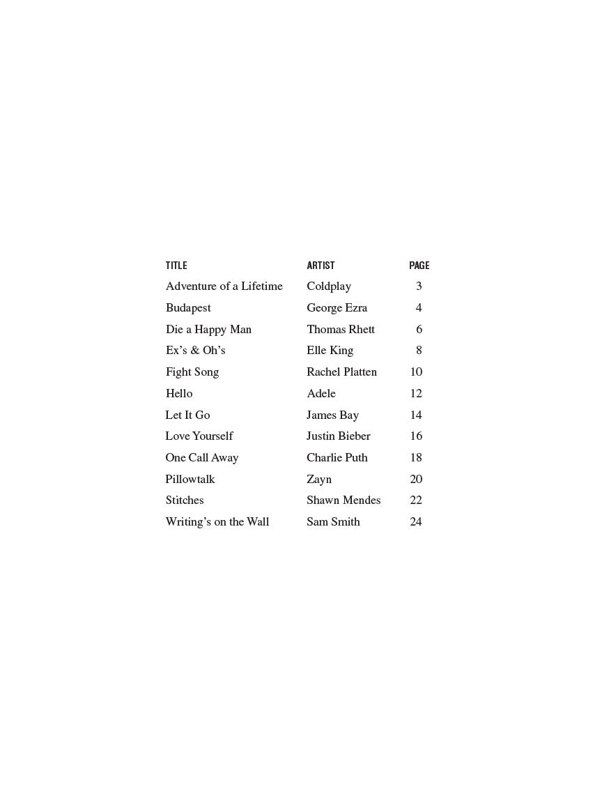 Top Hits - sample page 2