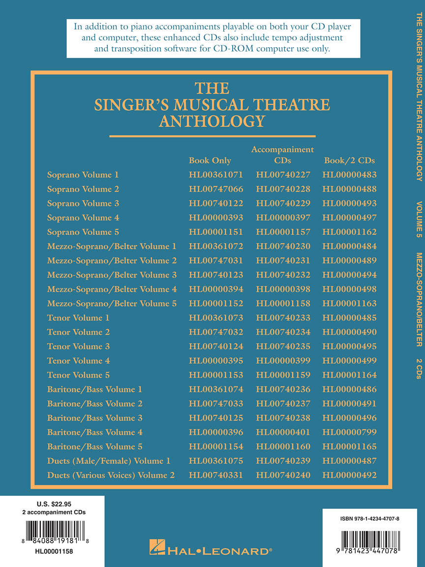 Mezzo-Soprano/Belter Accompaniment CDs - sample page 2
