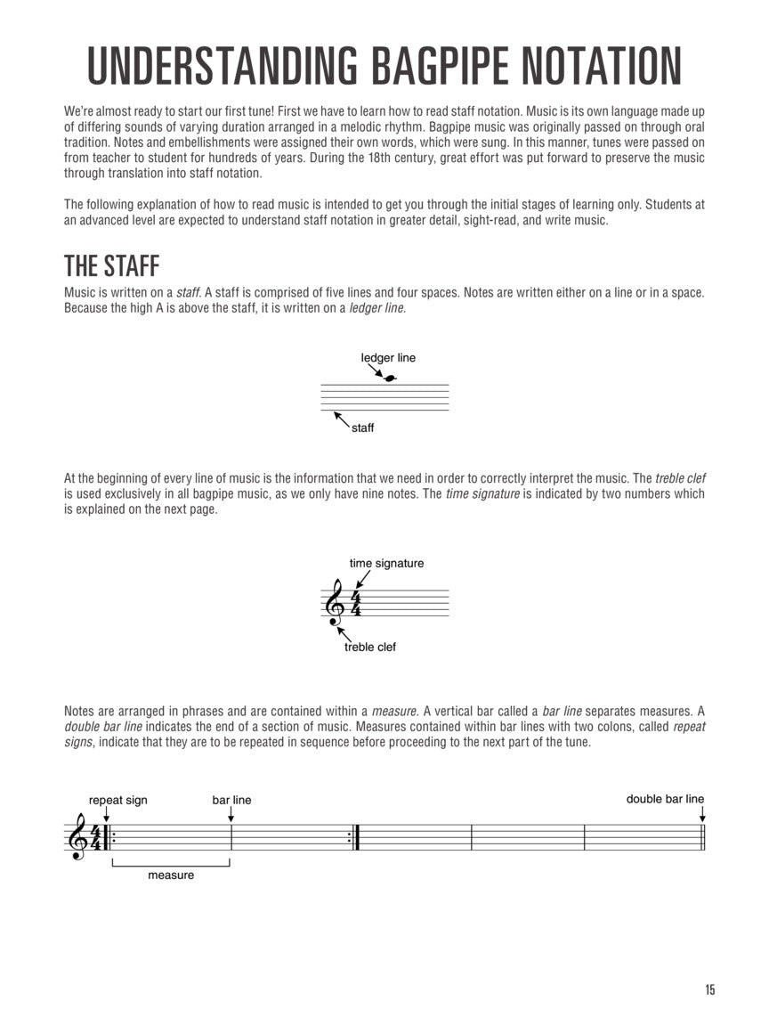 Hal Leonard Bagpipe Method - sample page 3