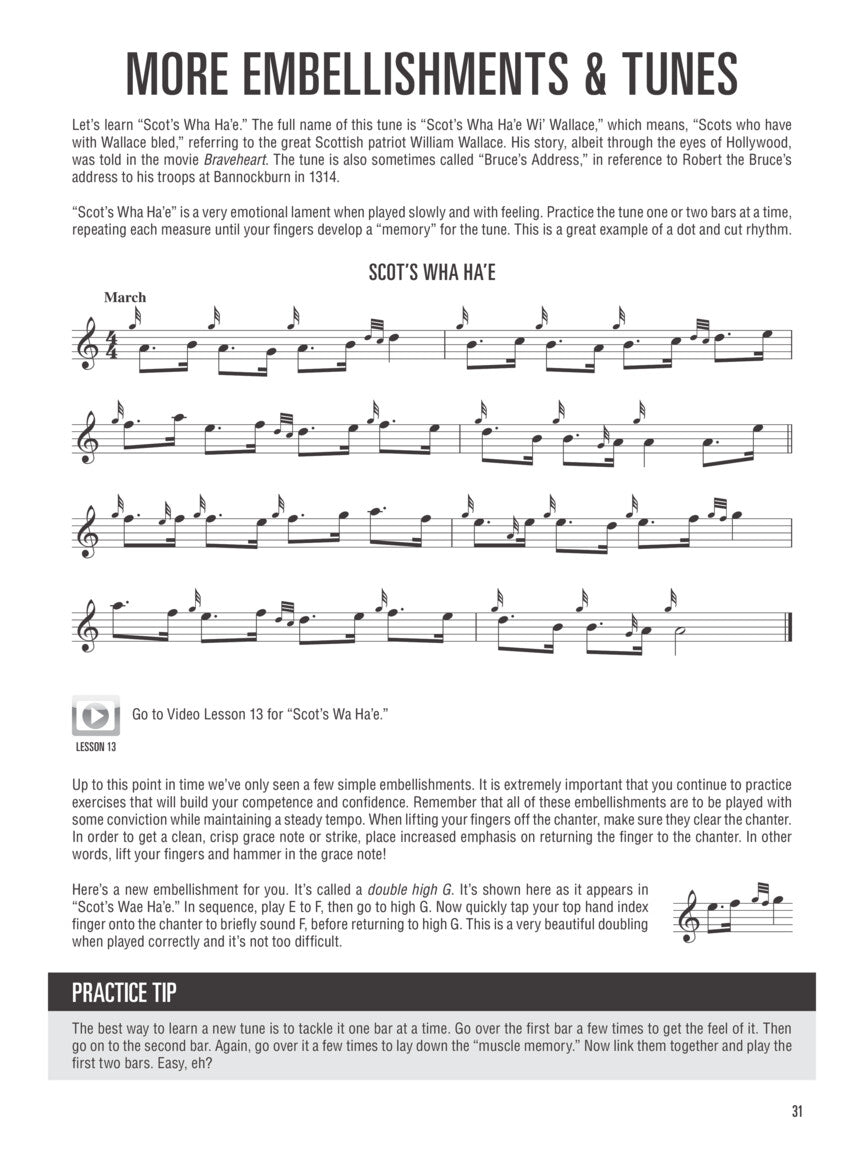 Hal Leonard Bagpipe Method - sample page 7