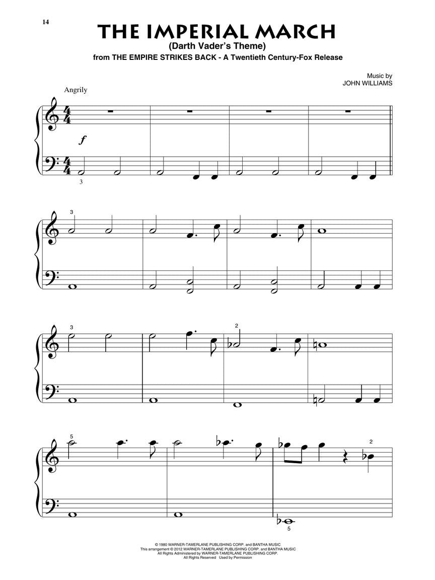 Star Wars for Beginning Piano Solo - sample page 4