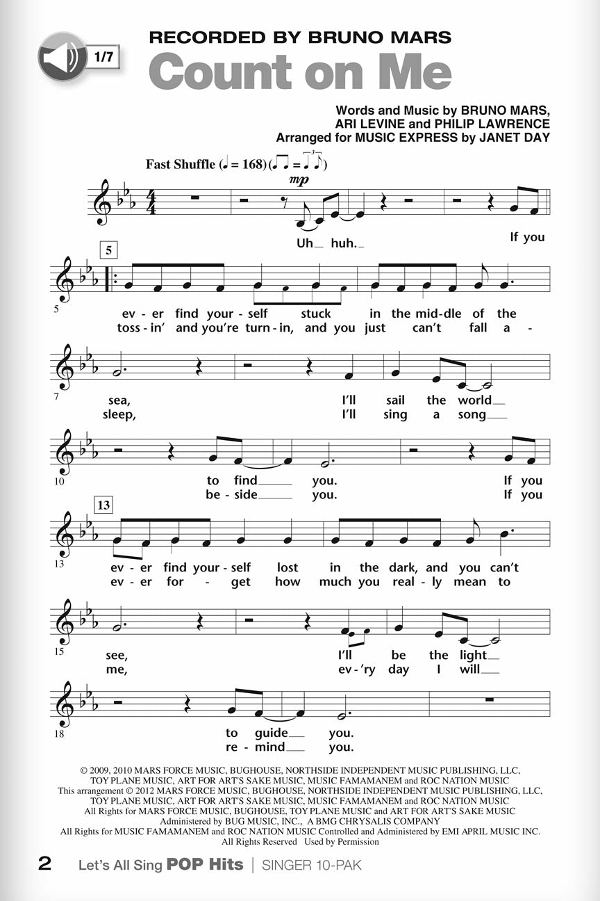 Let's All Sing Pop Hits - sample page 2