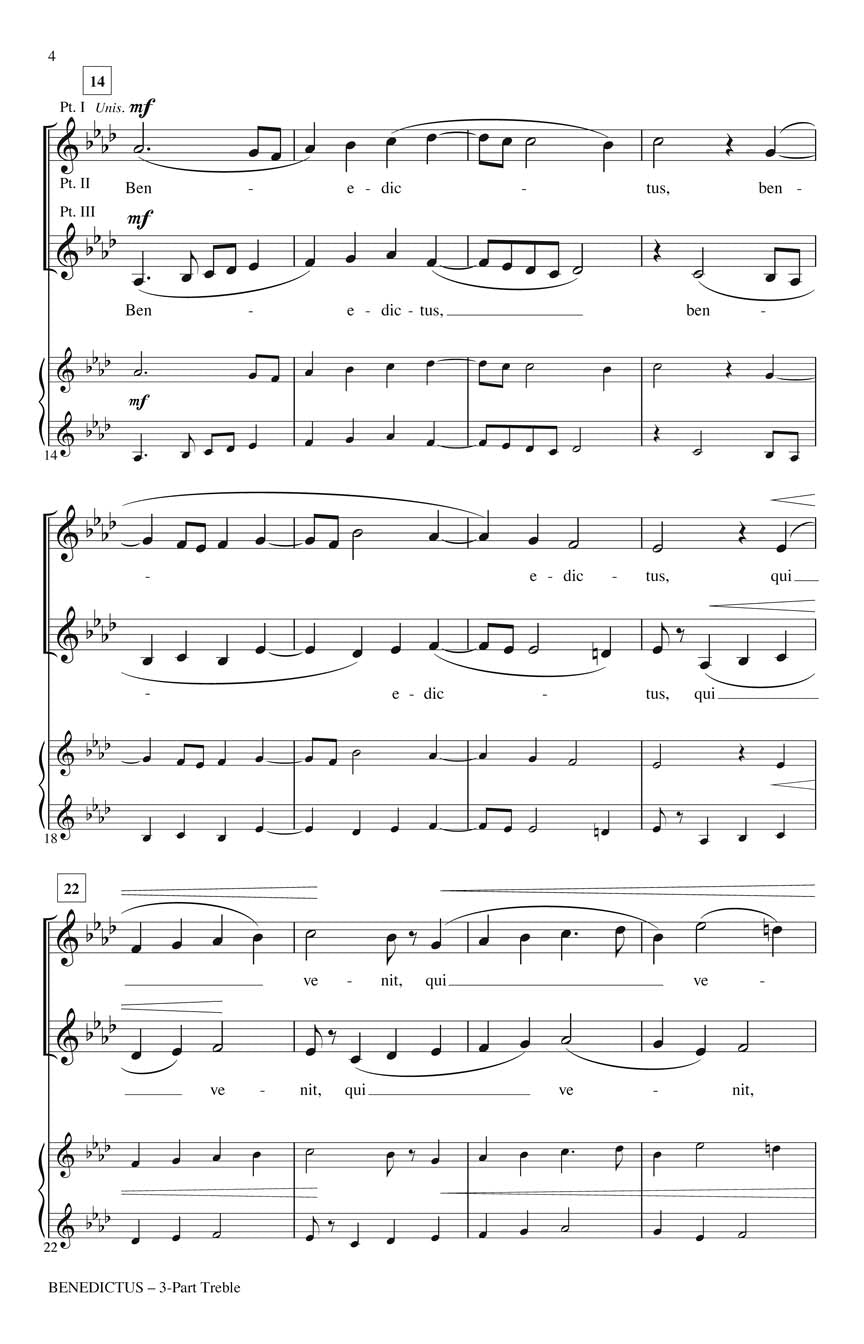 Benedictus - sample page 2