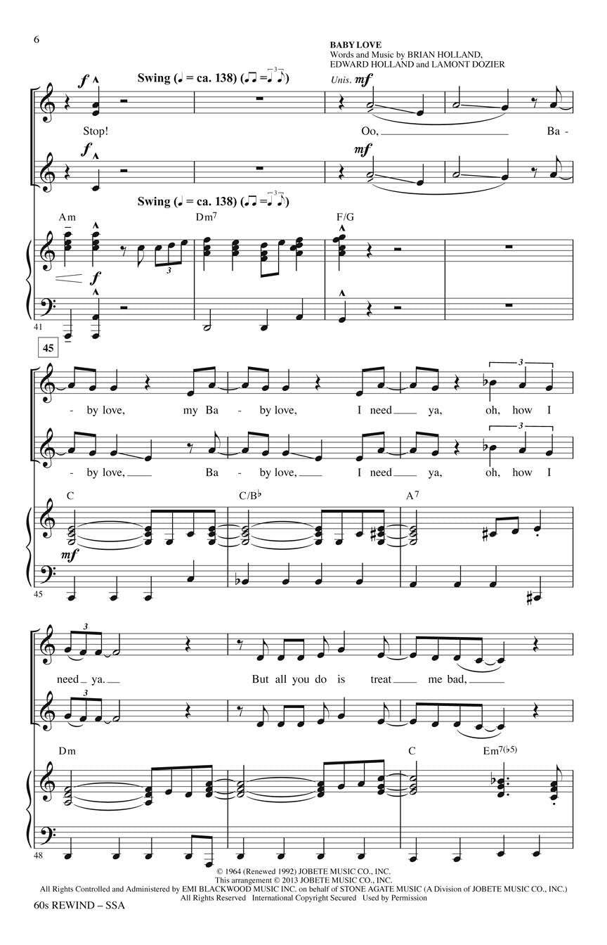 60s Rewind (Medley) - sample page 2