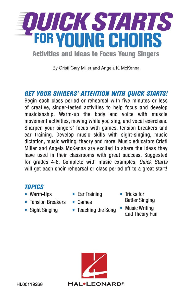Quick Starts for Young Choirs - sample page 8