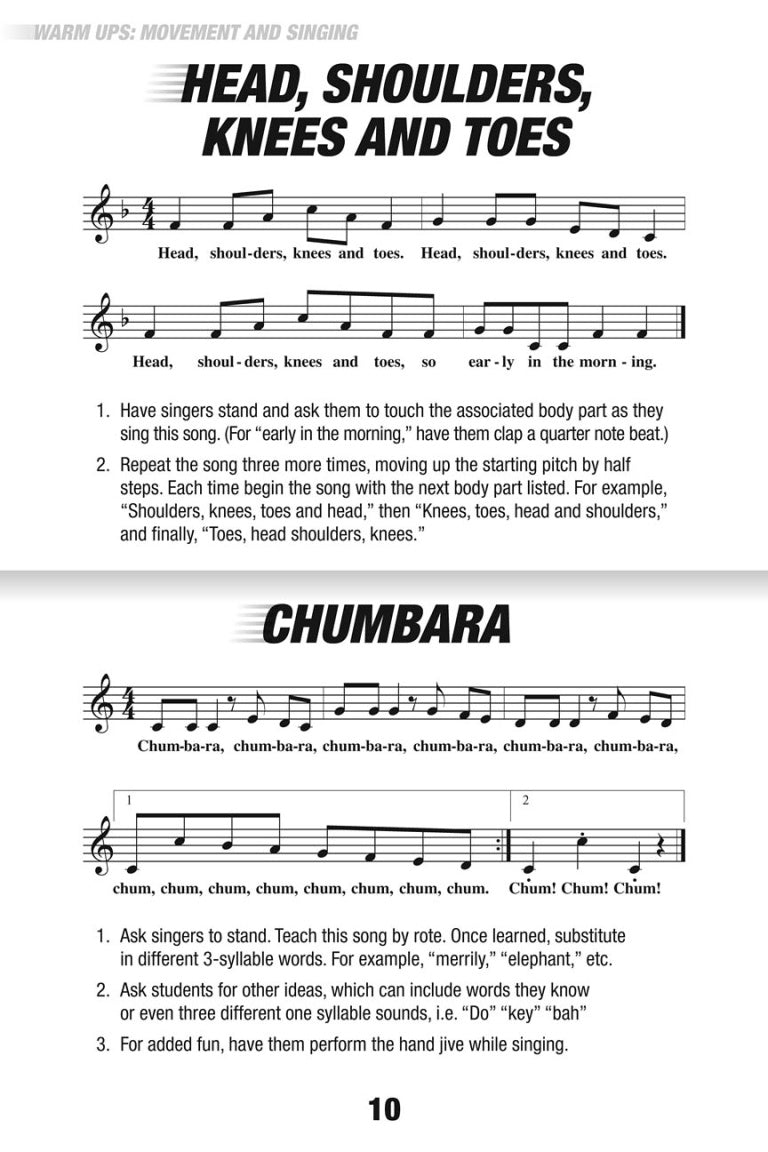 Quick Starts for Young Choirs - sample page 3