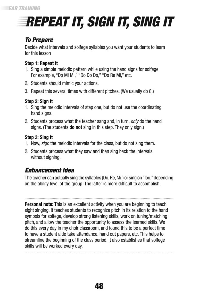 Quick Starts for Young Choirs - sample page 7