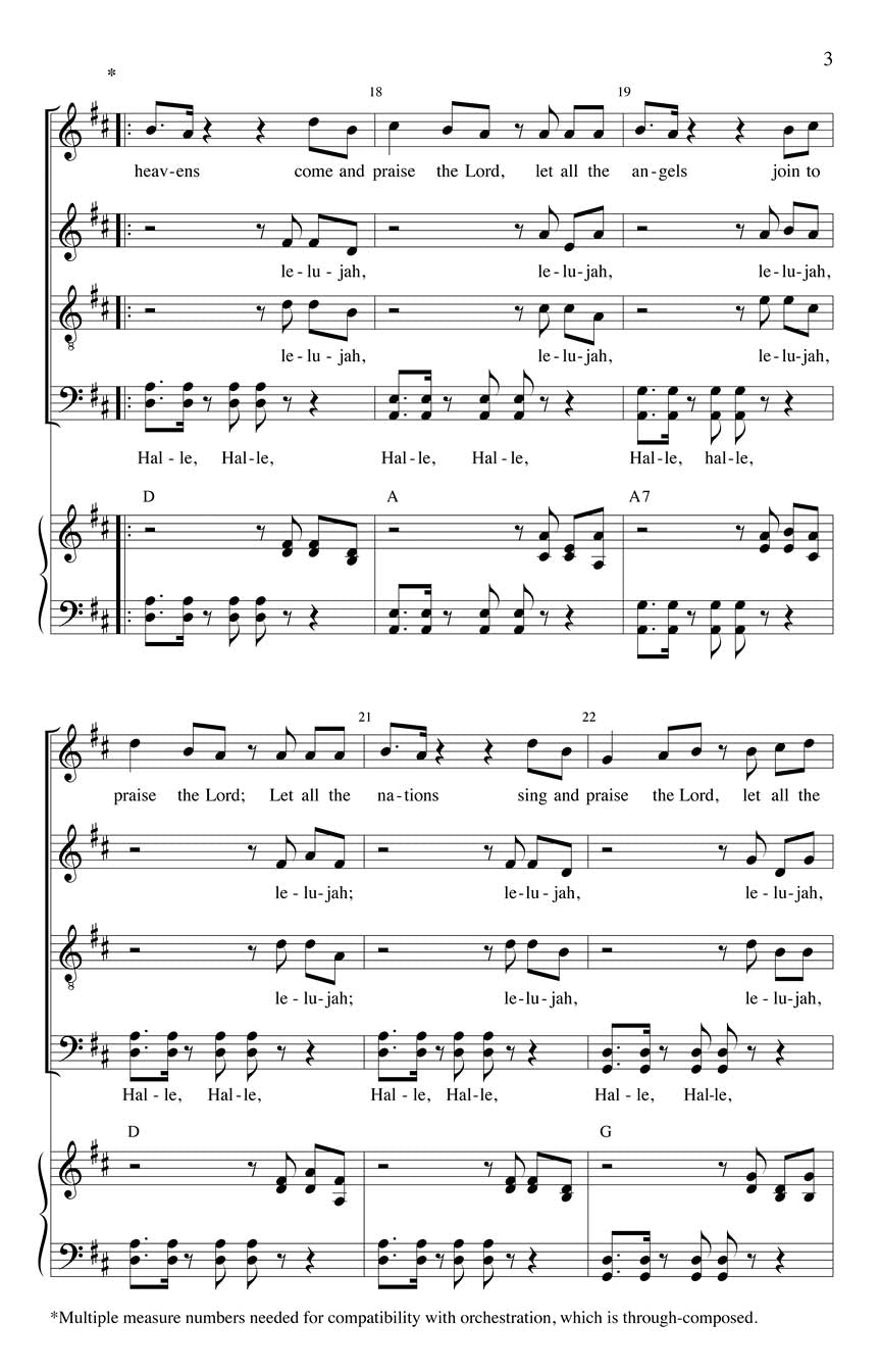 Let All the Heavens Praise! - sample page 2