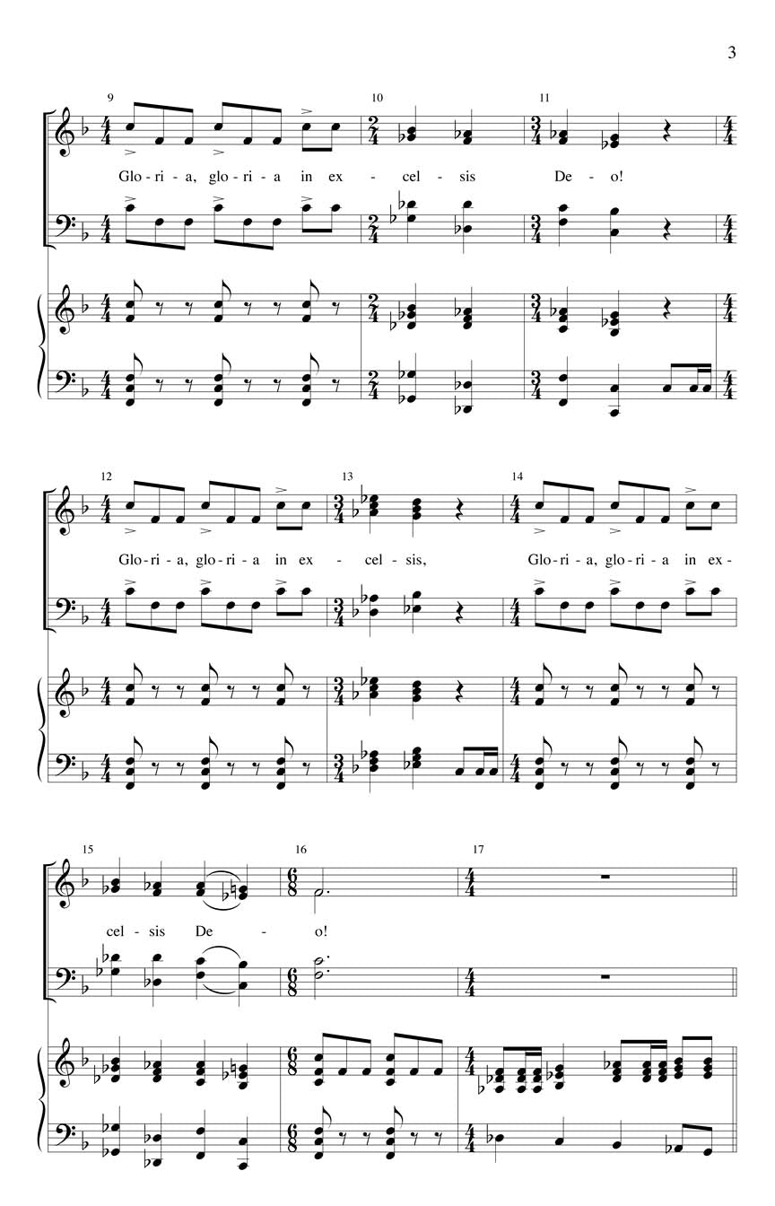 Raise Your Glad Voices! - sample page 2