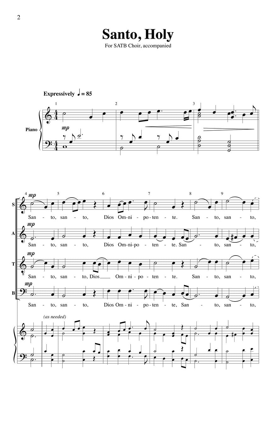 Santo, Holy - sample page 1