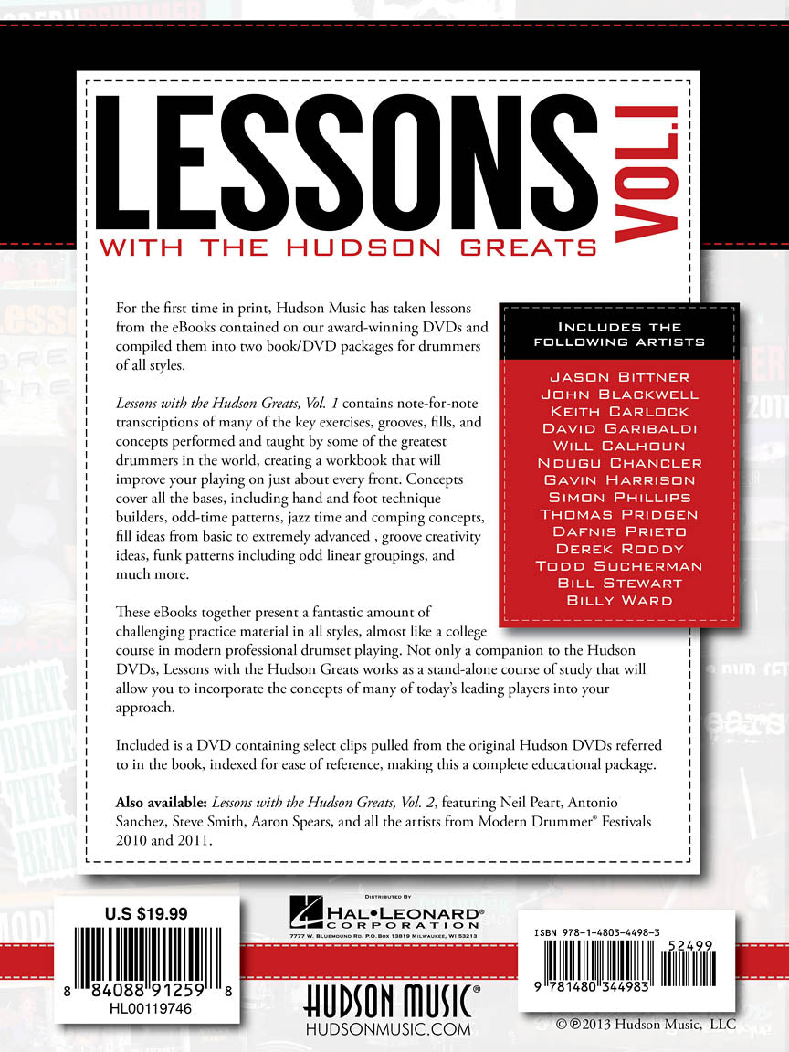 Lessons with the Hudson Greats – Volume 1 - sample page 2