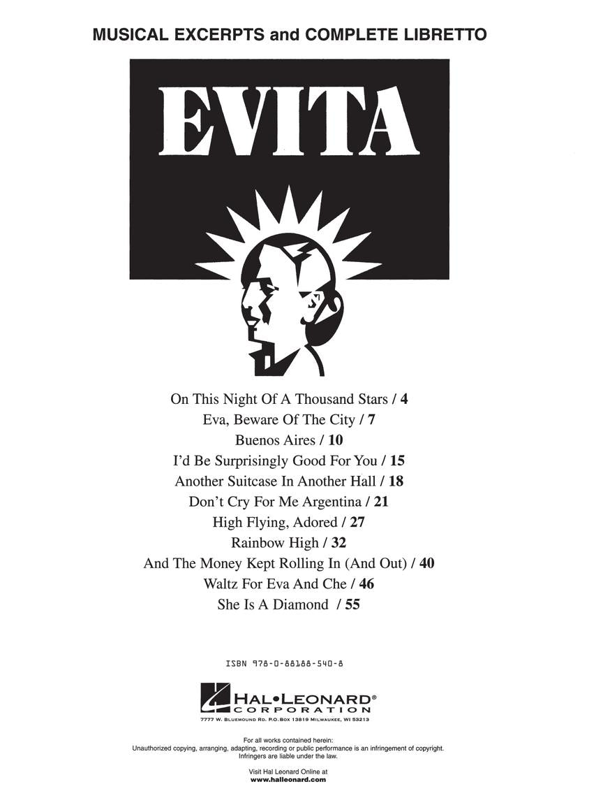 Evita – Musical Excerpts and Complete Libretto - sample page 2