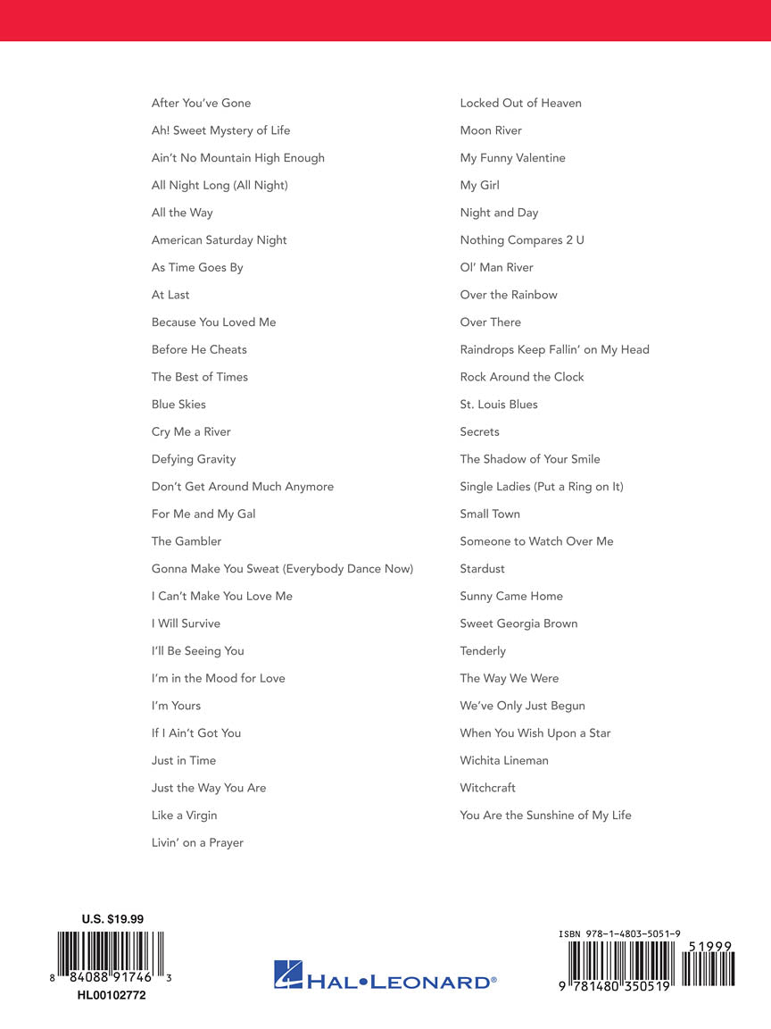 ASCAP Centennial Songbook - sample page 2