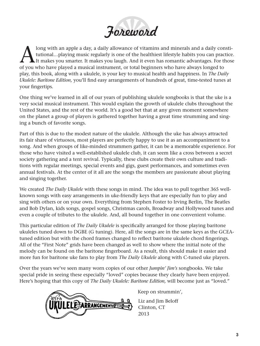 The Daily Ukulele – Baritone Edition - sample page 3