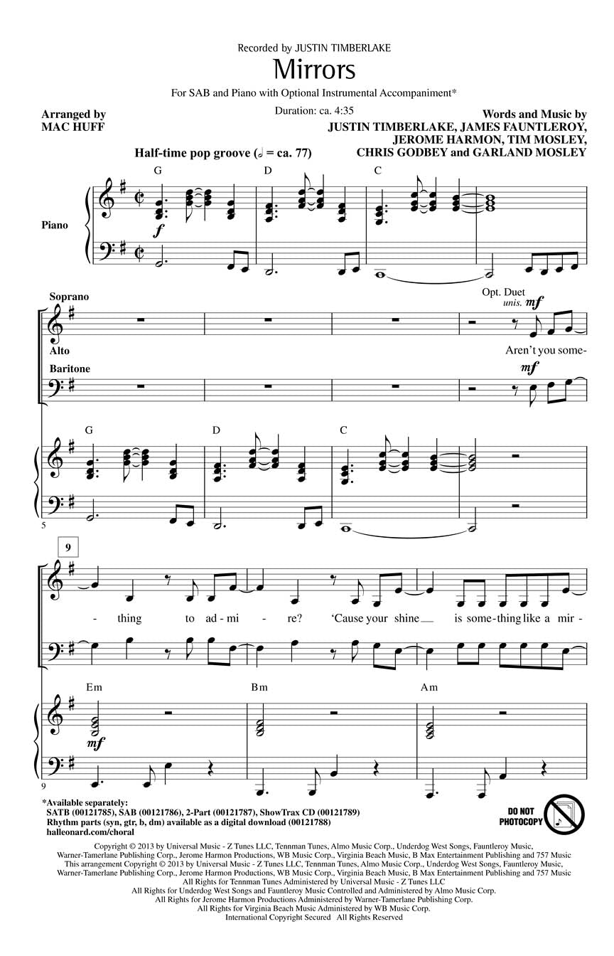 Mirrors - sample page 1