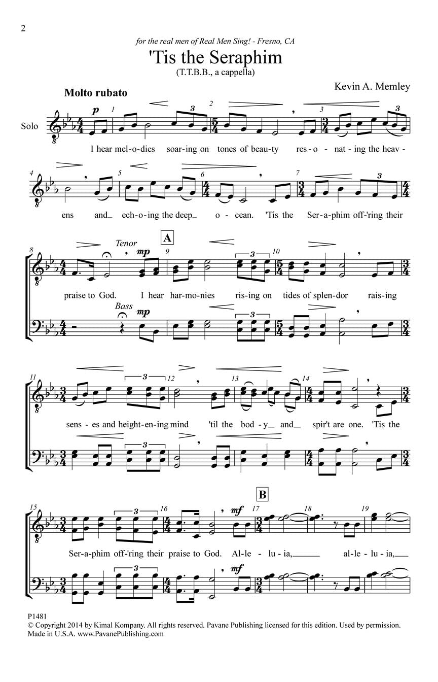 'Tis the Seraphim - sample page 1