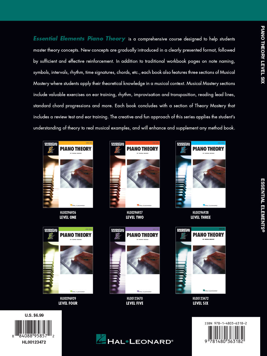 Essential Elements Piano Theory – Level 6 - sample page 6