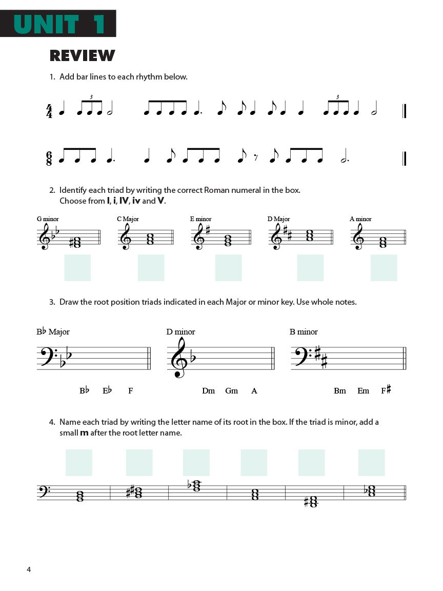Essential Elements Piano Theory – Level 6 - sample page 3