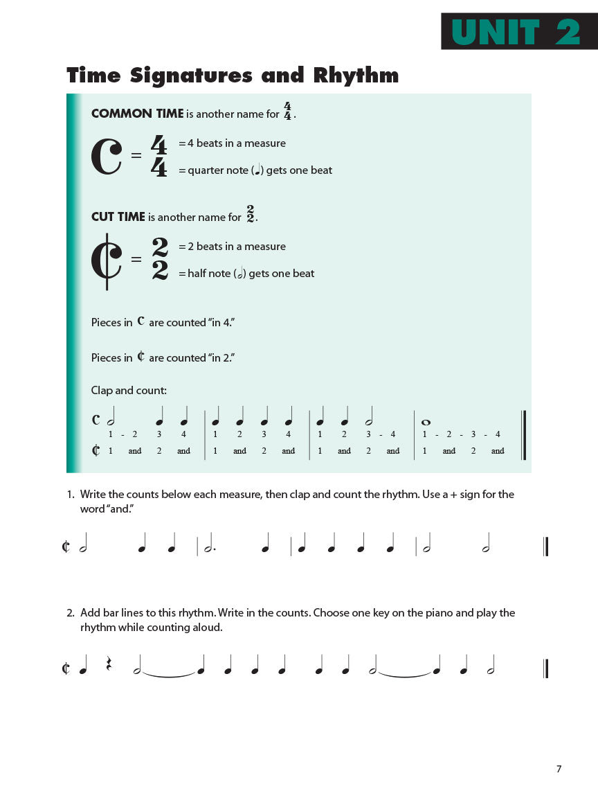 Essential Elements Piano Theory – Level 6 - sample page 4