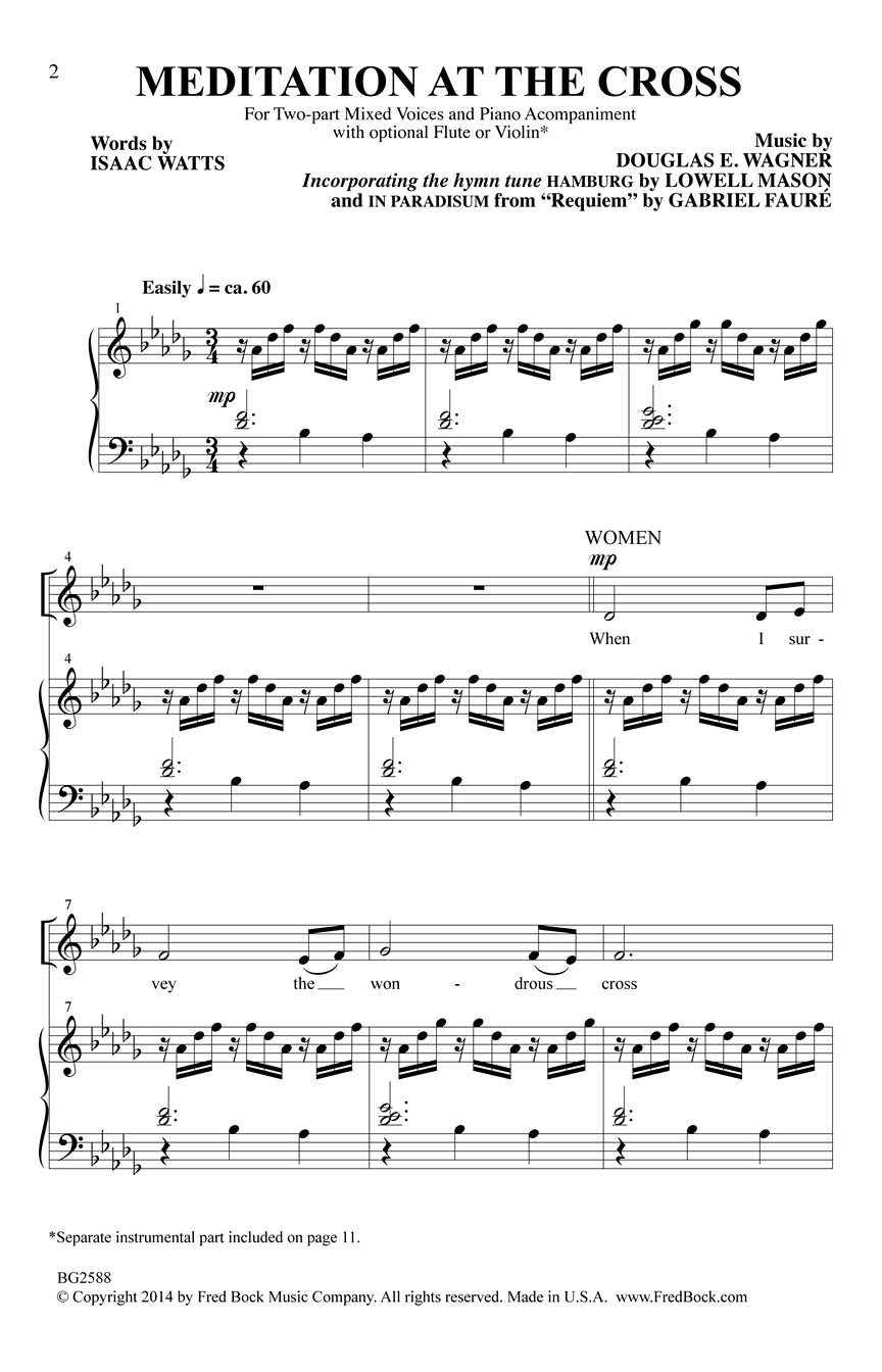 Meditation at the Cross - sample page 1