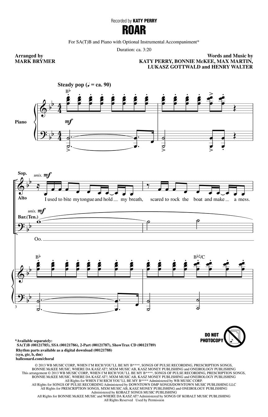Roar - sample page 1