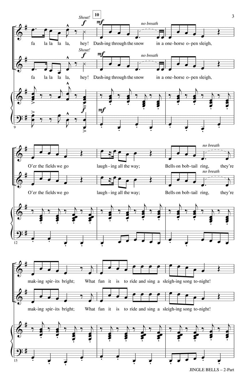 Jingle Bells - sample page 2